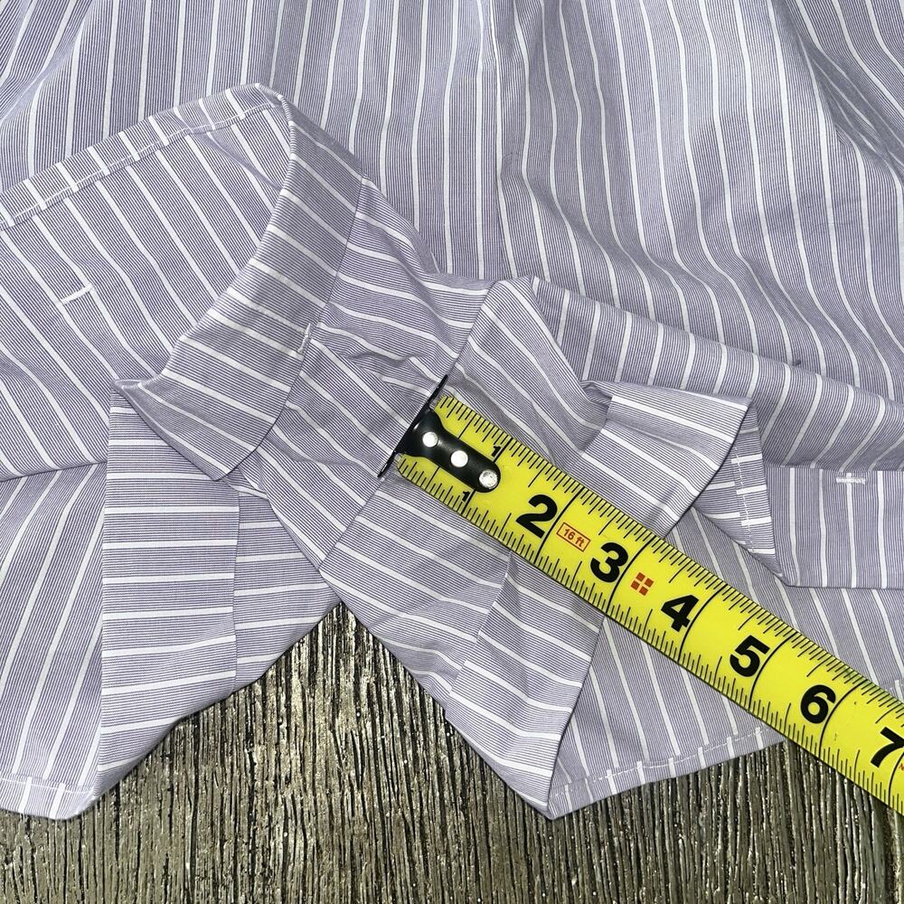 Nation LTD Vacation Stripe Lavender Purple 100% Pima Cotton Blondie Romper XS - Picture 6 of 8